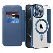 Etui SmartMag Book z Magsafe tehnologijo in RFID denarnico za iPhone 12 Pro - blue