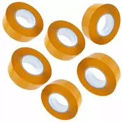 OEM Set Pakirni Trak Rumene Barve – 6X Trak 48 mm X 50 m | Močan Oprijem, UV Odpornost | za Pošiljanje, Dom, Pisarno, Delavnico
