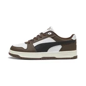 PUMA Rebound Slam Lo Sneakers Unisex, Shoes, Chestnut Brown/Black/White, 37.5