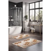 Lessentiel Maison Set prostirki za kupatilo CT-5349, 2 Komada, Smeda