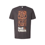 AMPLIFIED Majica IRON MAIDEN 50TH  antracit / mandarina / bela