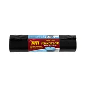 Vreče za smeti, ekstra močne, 135 l, 10 kosov, 70x110 cm, 27 µ, TUTI Extra, črne, 10 kosov