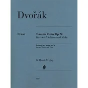 DVORAK:TERZETTO C-DUR OP.74 TWO VIOLINS AND VIOLA