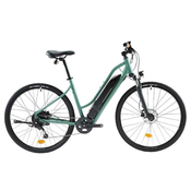 Elektricni bicikl s niskim okvirom 520 E zeleni