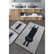LEssentiel Maison Kupatilski otirac Comfort, 3 komada, Sivi
