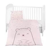 KikkaBoo posteljina navlaka 3 pcs Bear with Me pink ( KKB30145 )