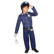 Otroški kostum policista velikost (98-104cm)new