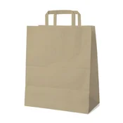 Papirnata vrečka rjava 32+16 x 39 cm [50 kos]