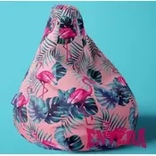 Flamingosi puder rozi lazy bag od šoteksa