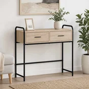 Konzolna miza Sonoma hrast 90 x 33 x 80,5 cm Inženirski les