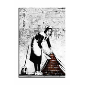 Reprodukcija Banksy, Cleaner, 60 x 90 cm
