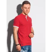 Moška basic polo majica Rosa rdeča