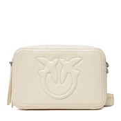 Ročna torba PINKO Carrie Camera Bag Classic PE 25 PLTT 104336 A26J Écru