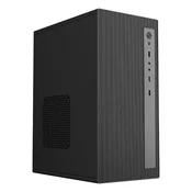 Zeus Kucište CA03, Midi Tower, Micro-ATX, 500W, Crno