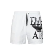 Emporio Armani Kopalne hlače EM000583 AF20434 U0002 Bela Regular Fit