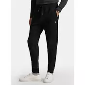 Polo Ralph Lauren Spodnji del trenirke 710888283 Črna Regular Fit
