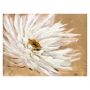 Homestar Oljna slika 90x120 cm bela cvetlica