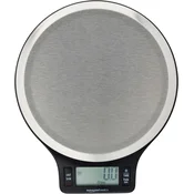 Amazon Basics digitalna kuhinjska tehtnica - 11 lbs (5 kg), nerjaveče jeklo, črna