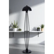 Podna lampa Hedar, Crna