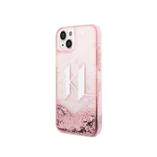Karl Lagerfeld KLHCP14MLBKLCP iPhone 14 Plus 6,7 pink hardcase Liquid Glitter Big KL (KLHCP14MLBKLCP)
