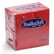 Bulkysoft salveta crvena 33x33cm 100/1 2sl (20 pak) ( 154-C32190E10 )