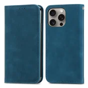 Modra Elegantna Flip torbica (iPhone 15 Pro Max)