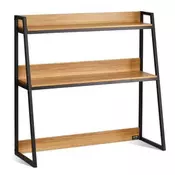 VEVOR Namizni knjižni regal 95x32x90 cm barva lesa