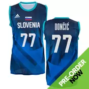 Slovenija Adidas KZS replika olimpijski dres Doncic 77