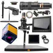 Rosfix Digitalni Mikroskop Earth Pro MCEP-0.5X – Zoom 7-45x, 360° Rotacija, C-Nastavek 25 Mm | 10-20 Cm Delovna Razdalja, 56xLED Osvetlitev, 8 Zavese, (5000212269)