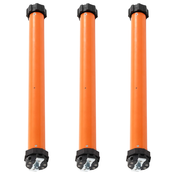 vidaXL Cevni motorji 3 kosi 40 Nm