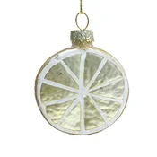 Homestar Božični okrasek JOY LEMON 6,5 cm steklo