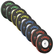 shumee Olimpijske plošče Btbr - KOMPLET odbijačev (10 kg, 15 kg, 20 kg, 25 kg)