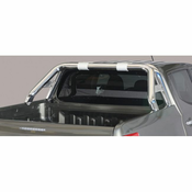 Misutonida Roll Bar O76mm inox srebrni za pickup Fiat Fullback 2016+ double cab i extended cab s TÜV certifikatom