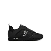 EA7 unisex. 7X000337_AF18613 Črno-beli karbonski čevlji črni (41 1/3), Črna, Ravna stran, Čipke, Priložnostno