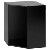 METOD Ugaoni zidni element, Crnosiva, 68x37x80 cm
