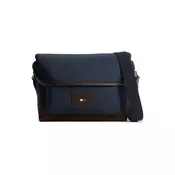 TOMMY HILFIGER Torba za čez ramo HERITAGE  mornarska / temno rjava