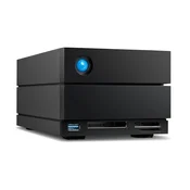 LaCie 2big Dock Thunderbolt 32 TB namizni pogon z 2 vrati Thunderbolt 4 in DisplayPort 1.4