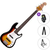 SX SPB62+/5 SET 3-Tone Sunburst 5 strunska bas kitara