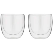 FOREVER set kozarcev za espresso z dvojnim steklom 80ml, 2 kos