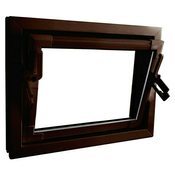 Podrumski prozor s IZO staklom (60 x 40 cm, Smeda)