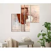Wallity Dekorativne slike na platnu, 20x40cm, 3 komada, Šarene