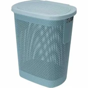 Koš za perilo s pokrovom 60 l modra