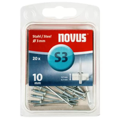 Pop nitne celicne S3 x 10mm 20kom Novus
