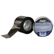 HPX PVC izolacijski trak, črn, 50 mm x 10 m, debelina 0,19 mm, dielektrična trdnost 7 kV, gumijasto lepilo