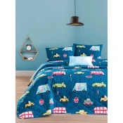 Lessentiel Maison Prekrivac za krevet Paula, 200x250 cm, Plavi