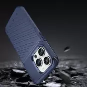 HURTEL Thunder Case ovitek za iPhone 14 Pro Max oklepni ovitek moder