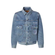 LEVIS ® Prehodna jakna WC TYPE II  moder denim / rdeča / bela