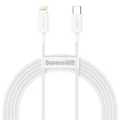 Baseus Superior USB Type-C – iPhone, kabel za podatke i brzo punjenje 20W, 2 m, bijeli