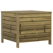 Vidaxl Vrtni stolček za noge 62x63,5x53,5 cm impregnirana borovina