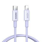 Remax Data kabl Dofon Series 20W PD Fast Charging, 1m RC-C026 Type C na iPhone lightning, Ljubicasti